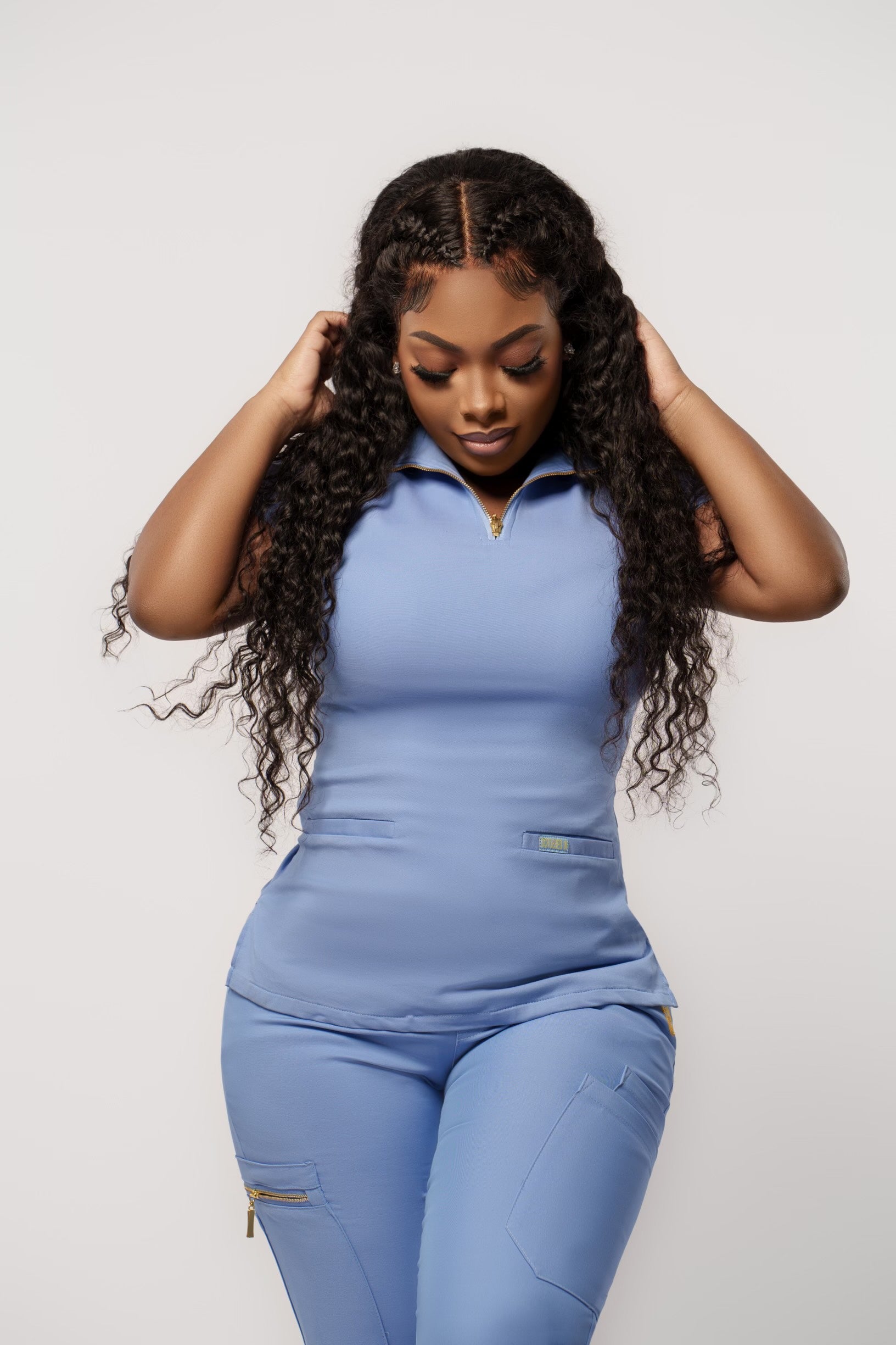 Half Zipper Top